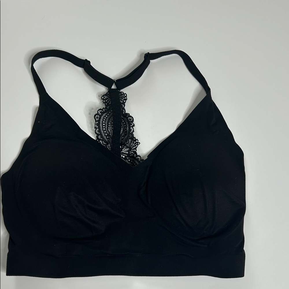 Soma Black Lace Accent Bralette